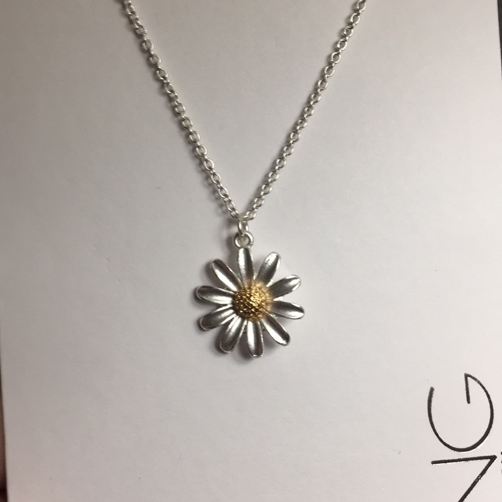 Sunflower necklace